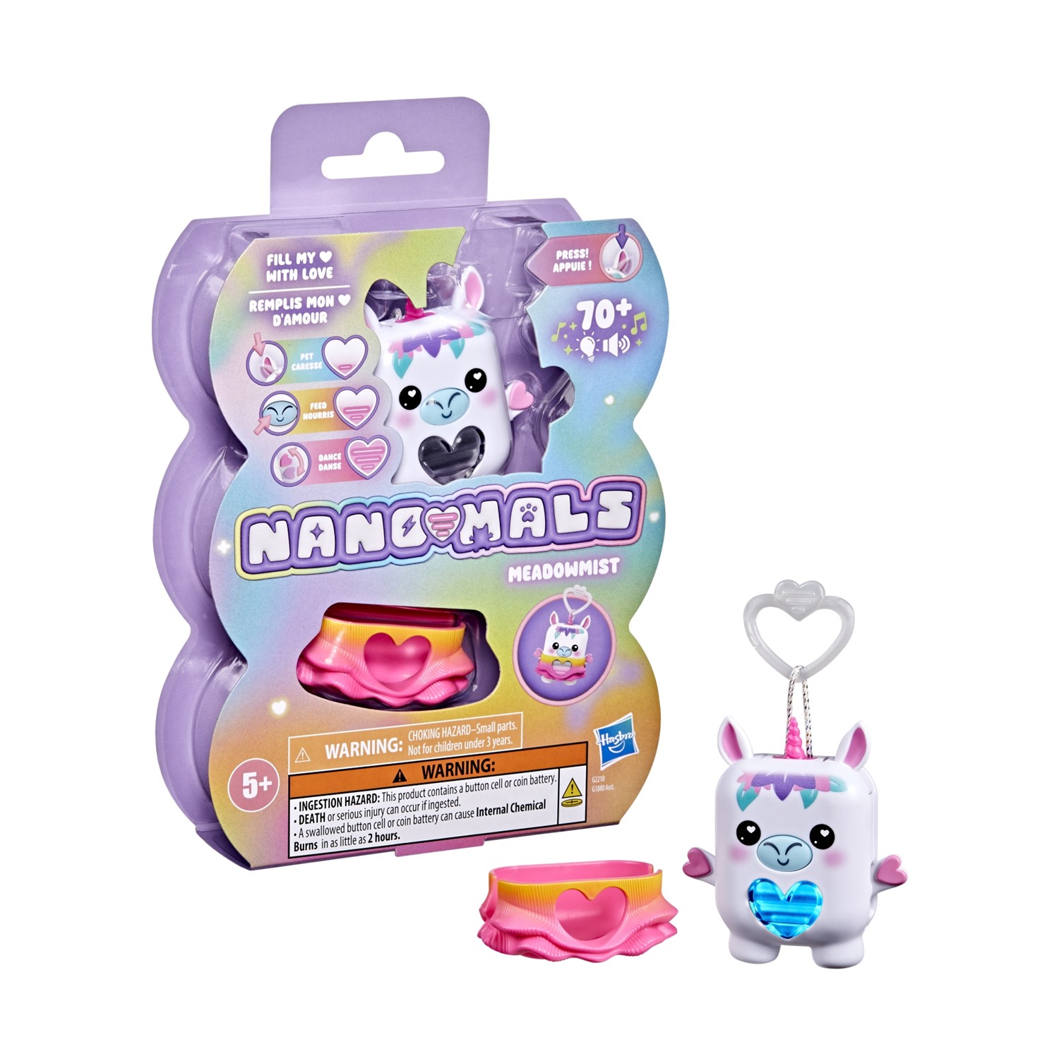 Hasbro Nano-Mals: Meadowmist - White Unicorn (G2210) Hasbro Nano-Mals: Meadowmist - White Unicorn (G2210)