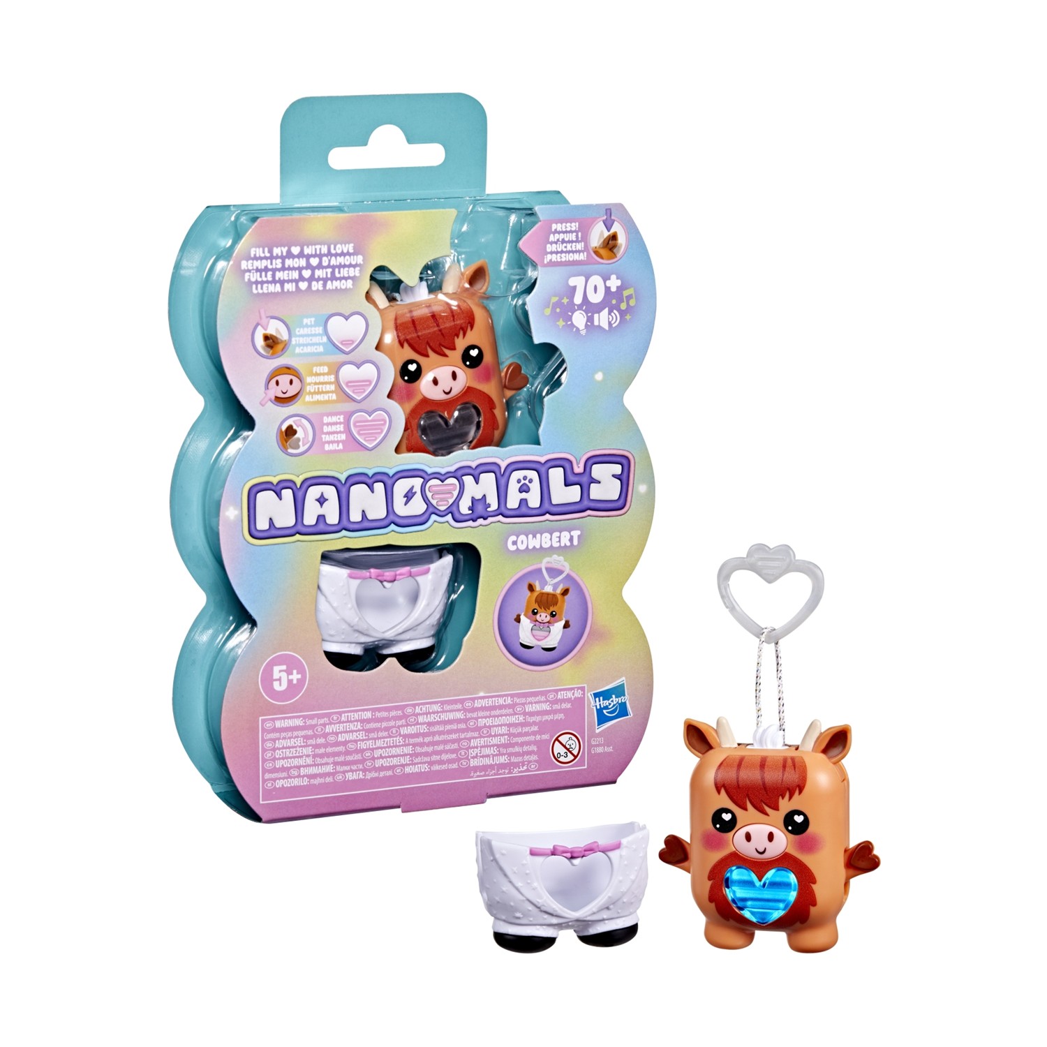 Hasbro Nano-Mals: Cowbert - Highland Cow (G2213) Hasbro Nano-Mals: Cowbert - Highland Cow (G2213)