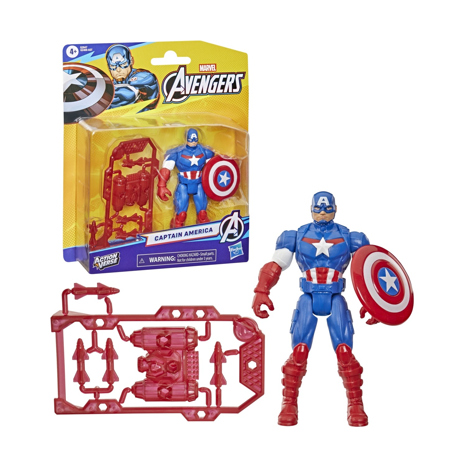 Hasbro Marvel Action Verse : Avengers - Captain America Action Figure (G2847) Hasbro Marvel Action Verse : Avengers - Captain America Action Figure (G2847)