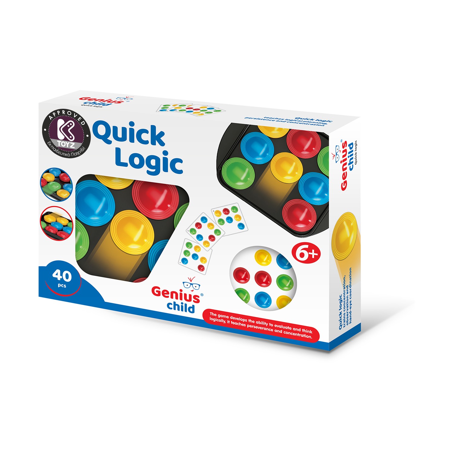 K-Toyz Επιτραπέζιο: Quick Logic (Greek& English Language) (ASK-01) K-Toyz Επιτραπέζιο: Quick Logic (Greek& English Language) (ASK-01)