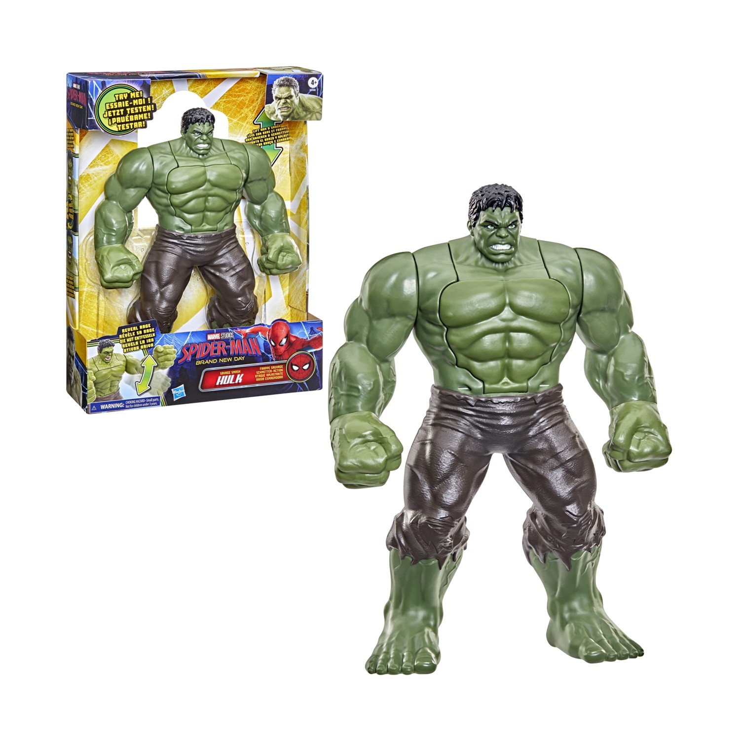 Hasbro Marvel: Spider-Man Brand New Day - Savage Smash Hulk Figure (G2446) Hasbro Marvel: Spider-Man Brand New Day - Savage Smash Hulk Figure (G2446)