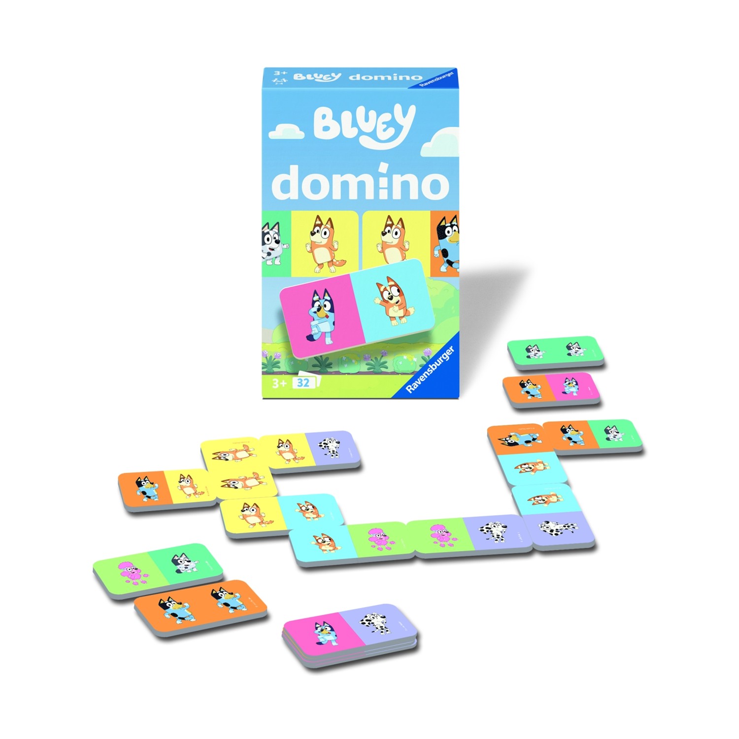 Ravensburger Επιτραπέζιο: Bluey Domino (24902) Ravensburger Επιτραπέζιο: Bluey Domino (24902)