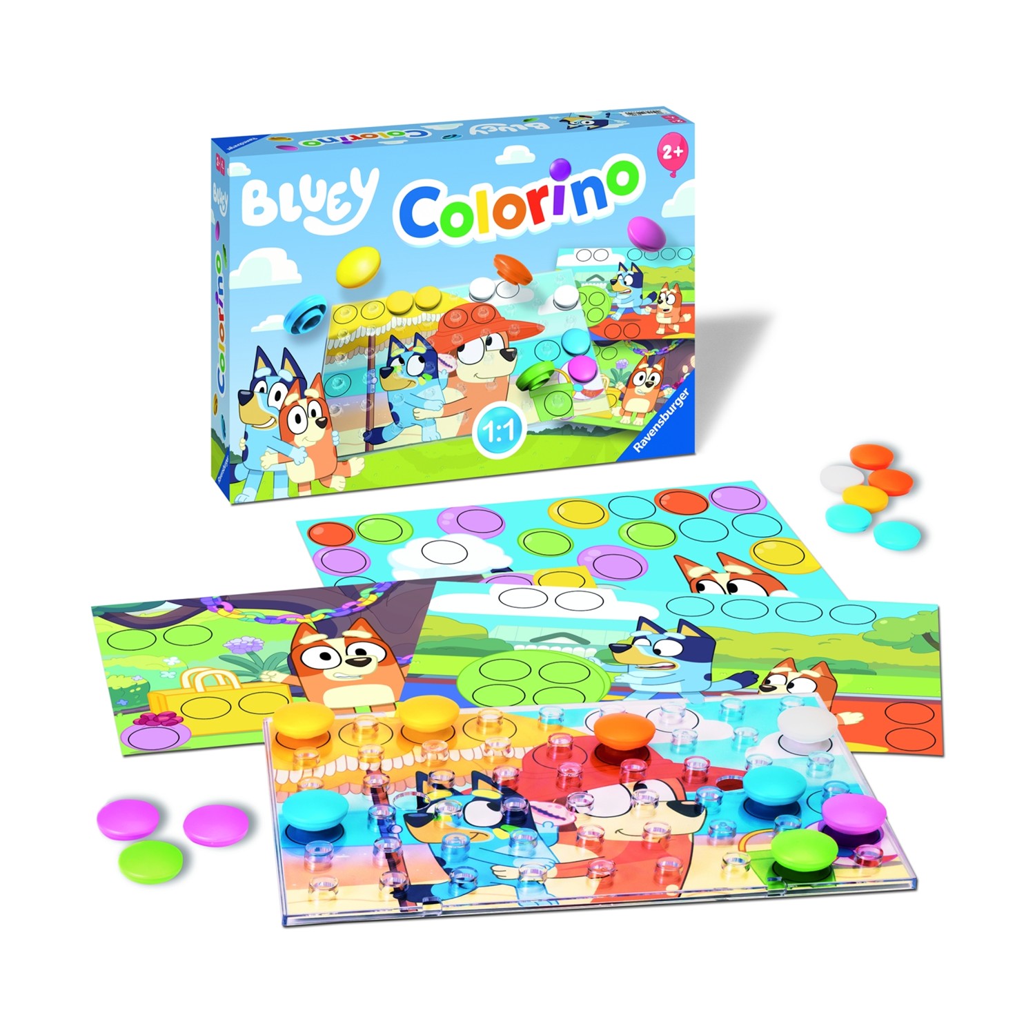 Ravensburger Επιτραπέζιο: Colorino Bluey (22684) Ravensburger Επιτραπέζιο: Colorino Bluey (22684)