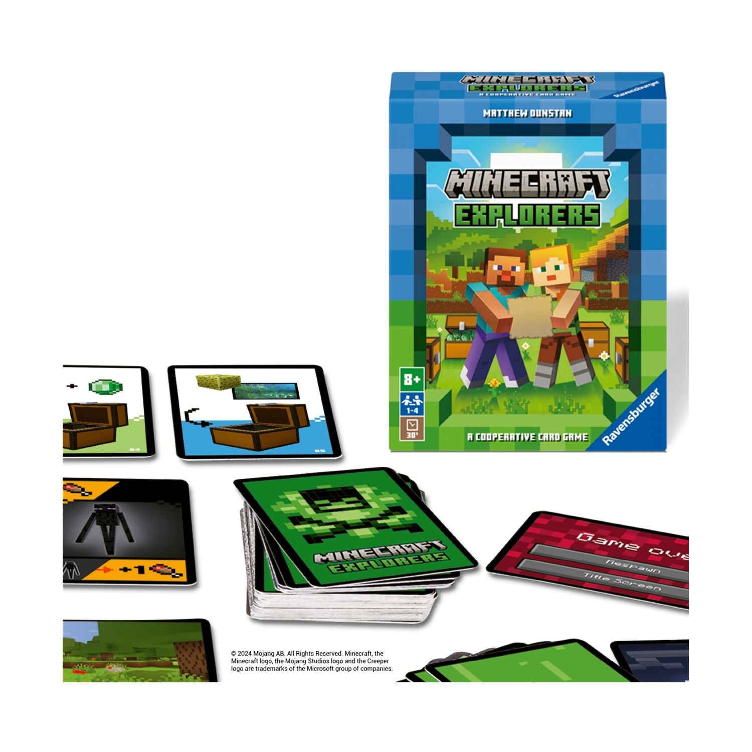 Ravensburger Board Game: Minecraft Explorers - A Cooperative Card Game (21580) Ravensburger Board Game: Minecraft Explorers - A Cooperative Card Game (21580)