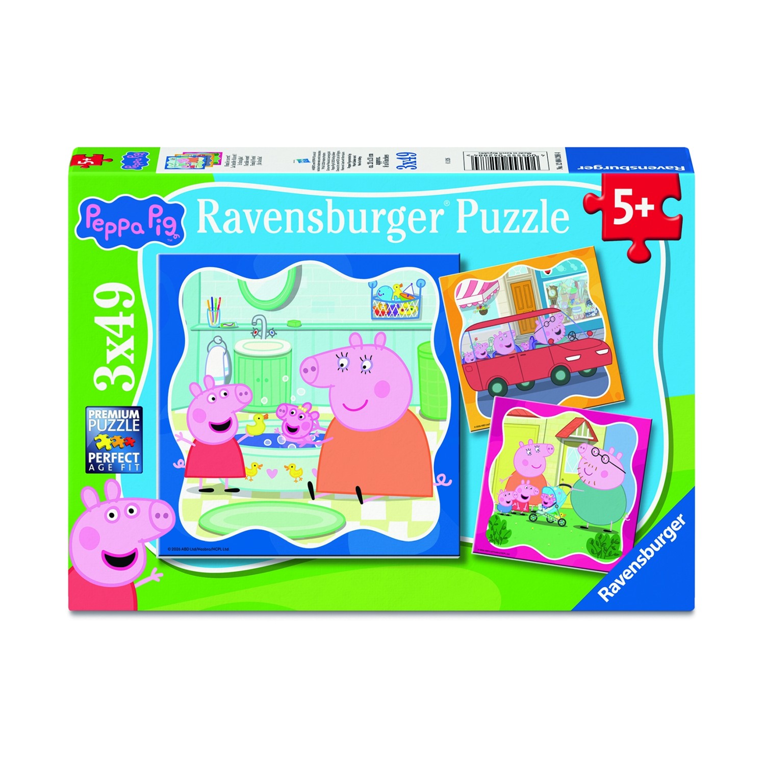 Ravensburger Puzzle: Peppa Pig - Family Firsts! (3x49pcs) (12004288) Ravensburger Puzzle: Peppa Pig - Family Firsts! (3x49pcs) (12004288)