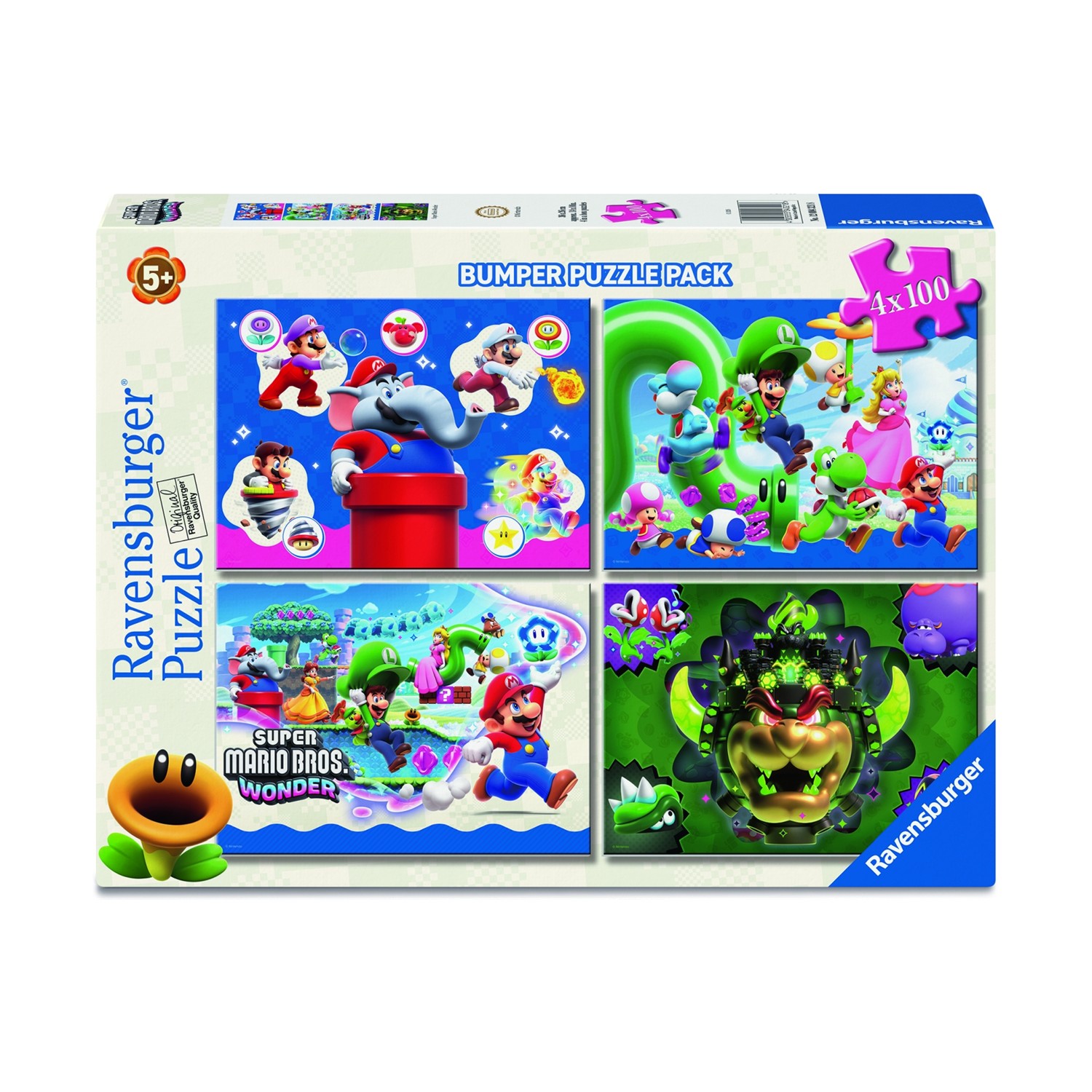 Ravensburger Puzzle: Super Mario (4x100 pcs) (12004321) Ravensburger Puzzle: Super Mario (4x100 pcs) (12004321)