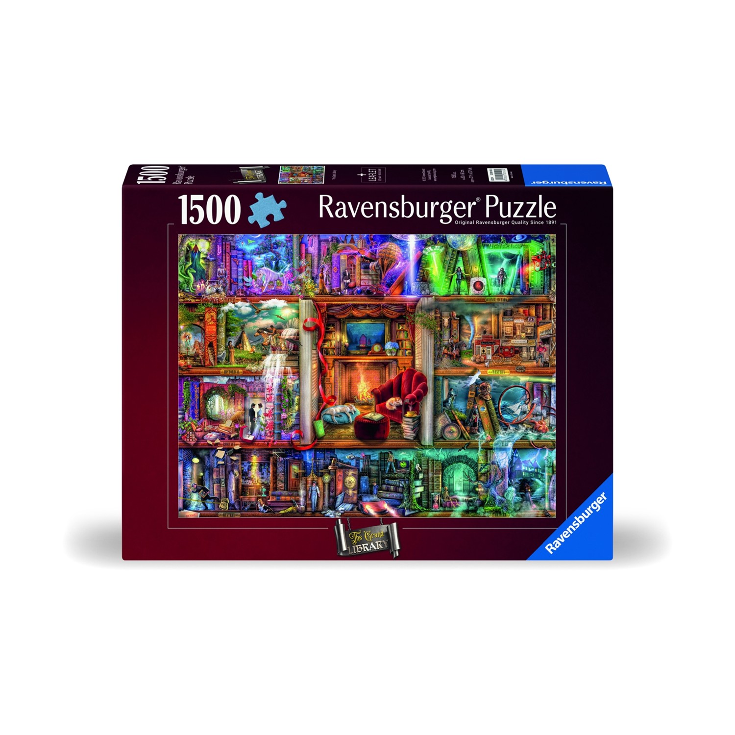 Ravensburger Puzzle - The Grand Library (1500pcs) (12000190) Ravensburger Puzzle - The Grand Library (1500pcs) (12000190)