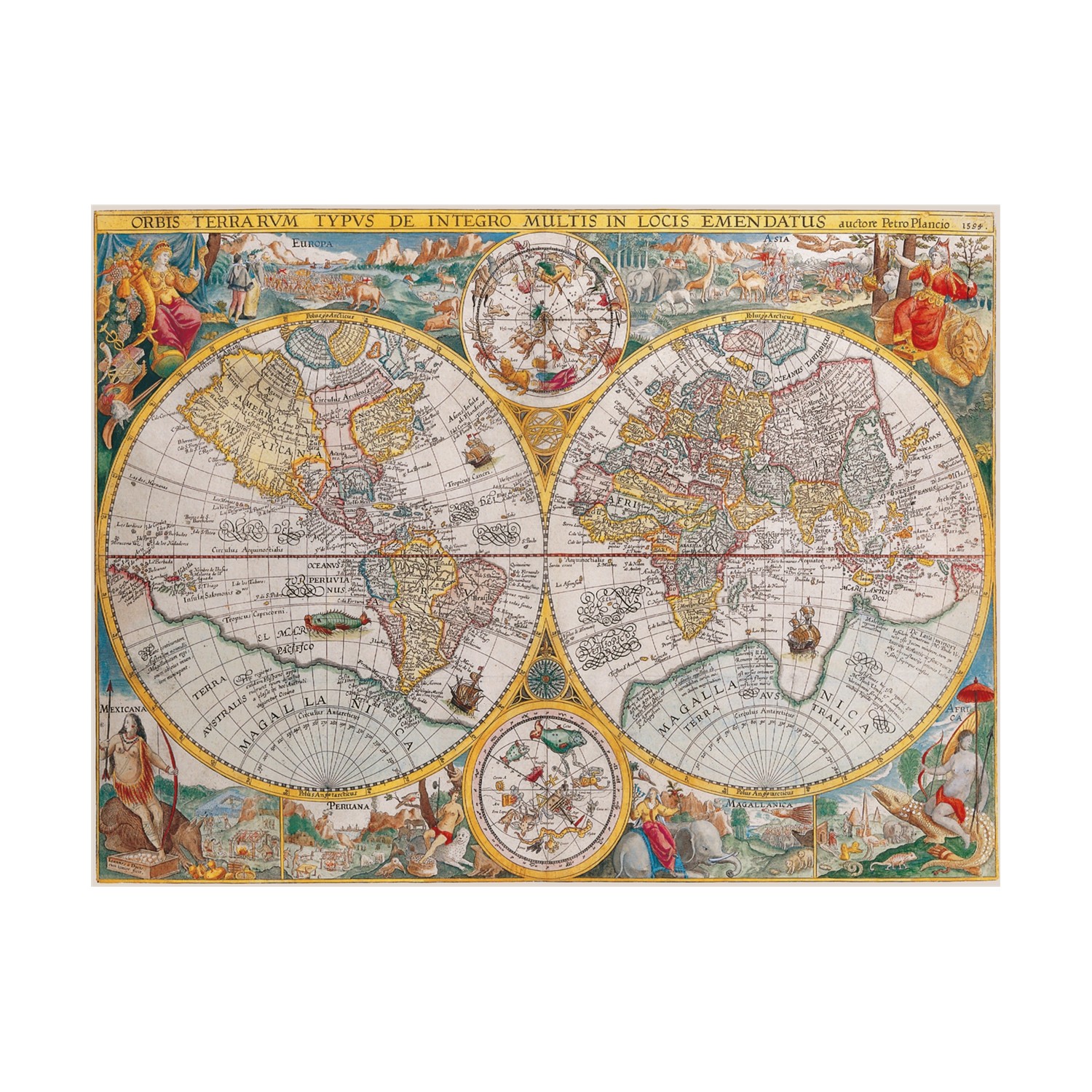 Ravensburger Puzzle: World Map 1594 (1500pcs) (12000716) Ravensburger Puzzle: World Map 1594 (1500pcs) (12000716)