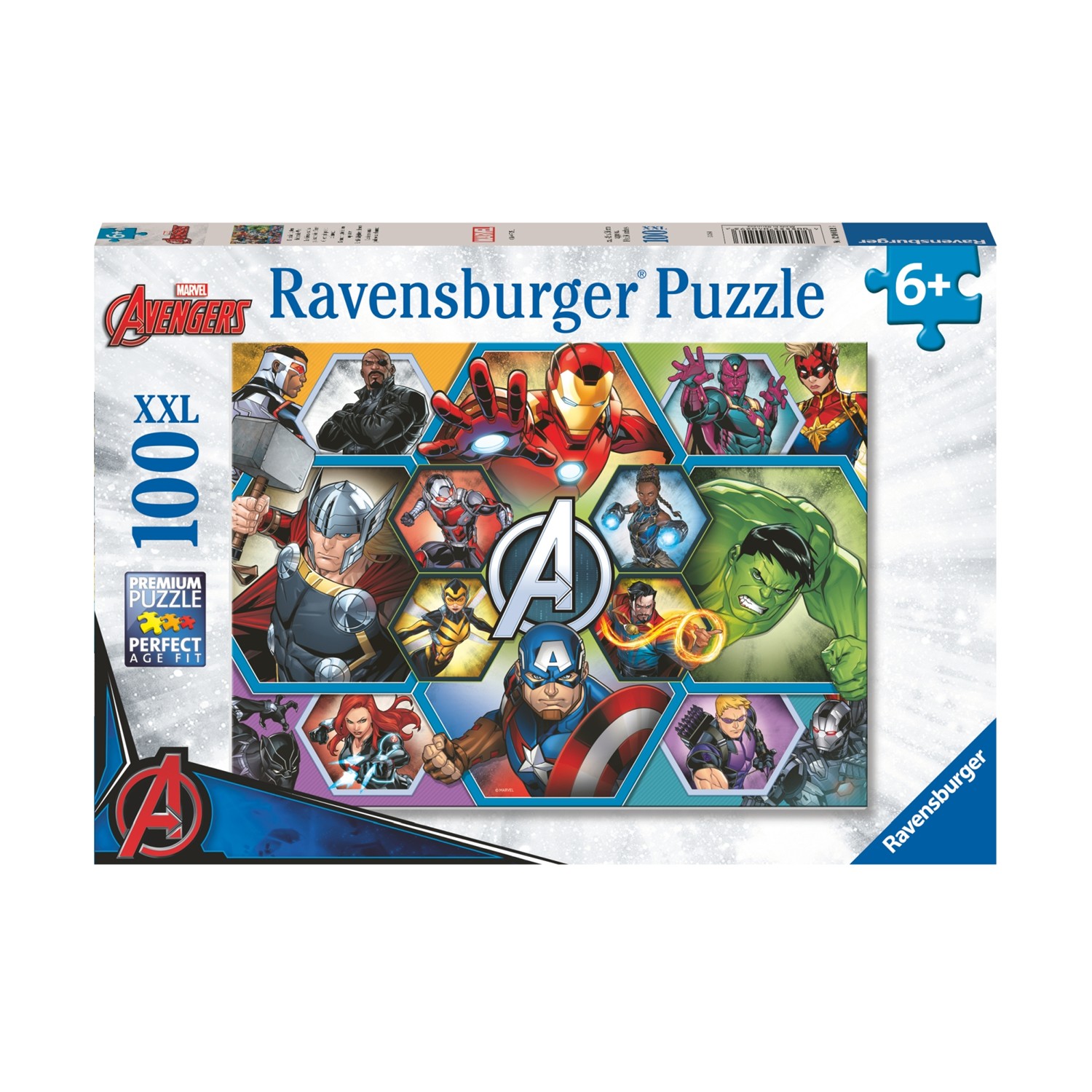 Ravensburger XLL Puzzle: Marvel Avengers - Earth's Mightiest Heroes (100pcs) (12004029) Ravensburger XLL Puzzle: Marvel Avengers - Earth's Mightiest Heroes (100pcs) (12004029)
