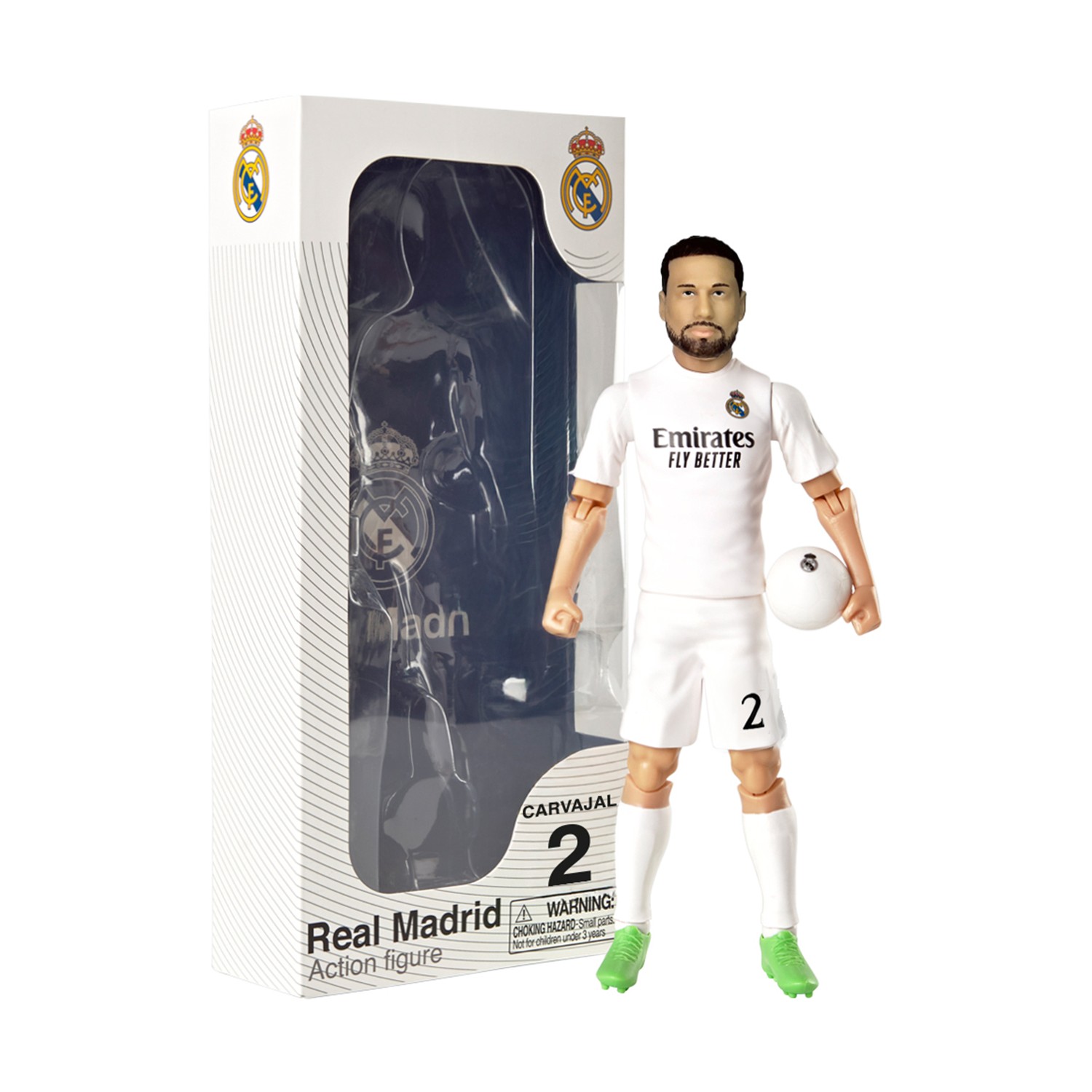 Banbo Toys: Real Madrid Sockers - Carvajal Action Figure (20cm) (80662) Banbo Toys: Real Madrid Sockers - Carvajal Action Figure (20cm) (80662)