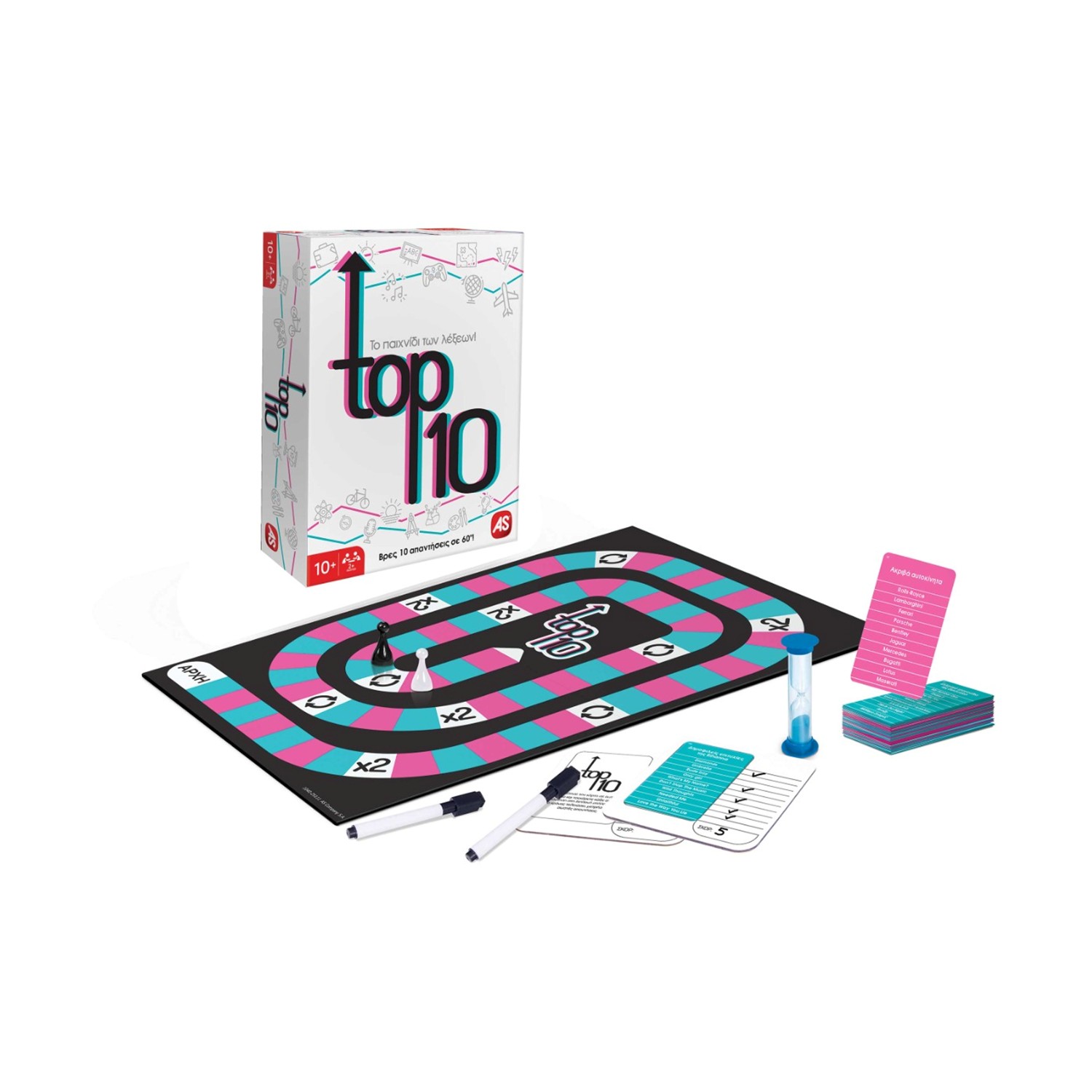 AS Games: Party Επιτραπέζια -Top 10 - Το Παιχνίδι των Λέξεων (Ελληνική Γλώσσα) (1040-25111) AS Games: Party Επιτραπέζια -Top 10 - Το Παιχνίδι των Λέξεων (Ελληνική Γλώσσα) (1040-25111)