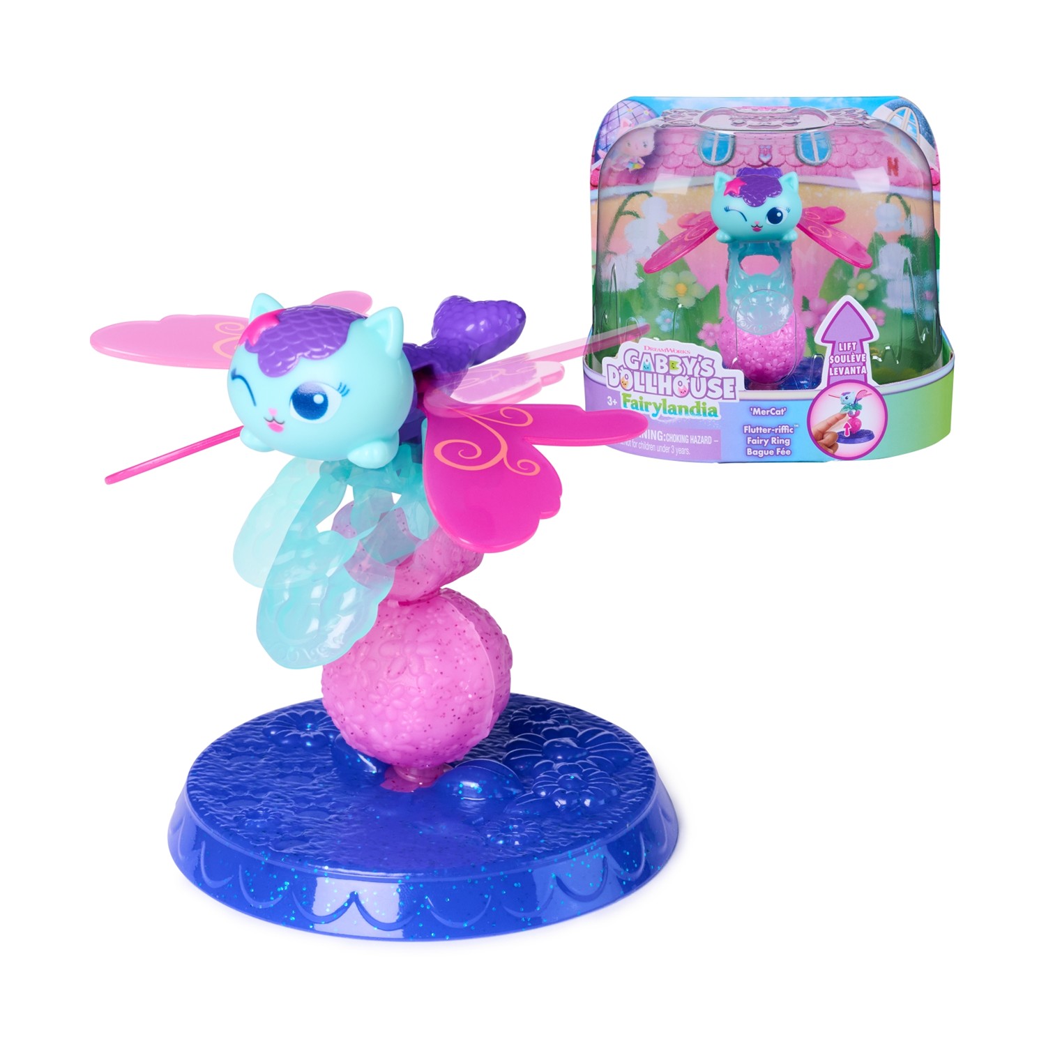 Spin Master Gabby's Dollhouse: Fairylandia - MerCat Fairy Ring (20156446) Spin Master Gabby's Dollhouse: Fairylandia - MerCat Fairy Ring (20156446)
