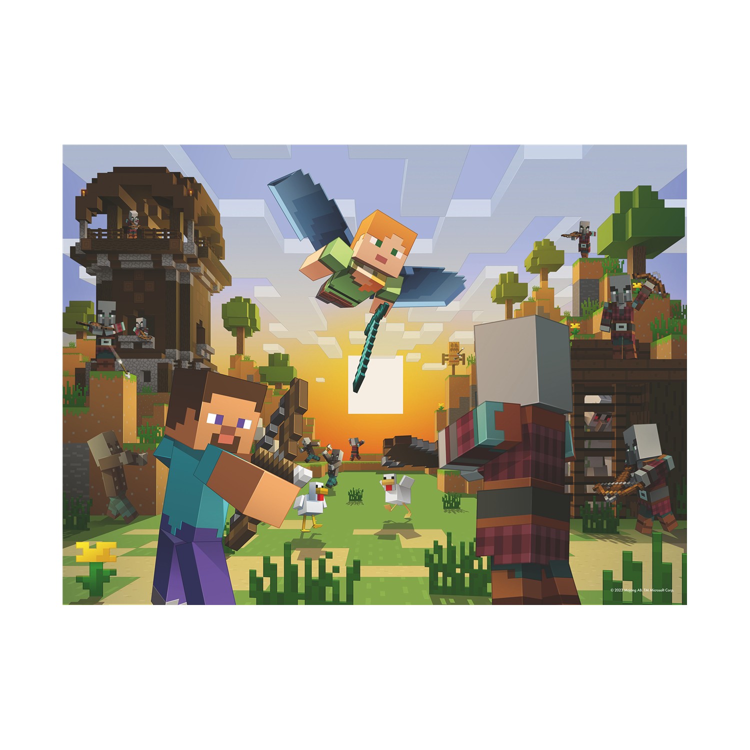 Ravensburger Puzzle: Minecraft XXL - Construction and Adventure (150pcs) (12004177) Ravensburger Puzzle: Minecraft XXL - Construction and Adventure (150pcs) (12004177)