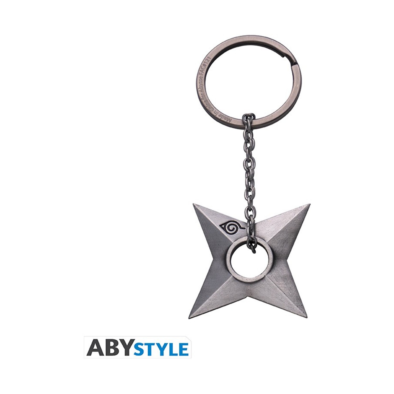 Abysse: Naruto Shippuden - Shuriken Konoha 3D Keychain (ABYKEY395) Abysse: Naruto Shippuden - Shuriken Konoha 3D Keychain (ABYKEY395)