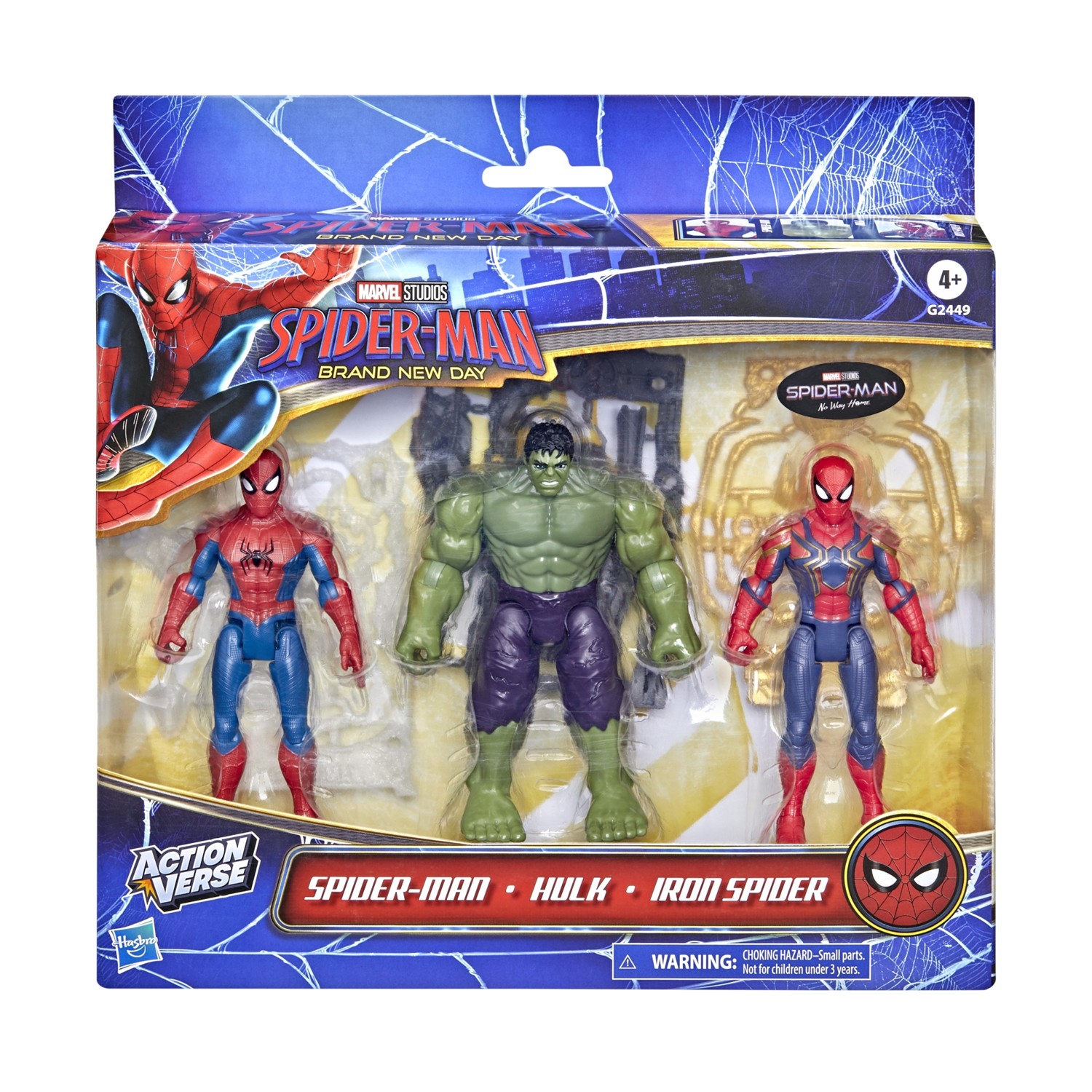Hasbro Marvel: Spider-Man - Brand New Day - Spider-Man, Hulk & Iron Spider (G2449) Hasbro Marvel: Spider-Man - Brand New Day - Spider-Man, Hulk & Iron Spider (G2449)