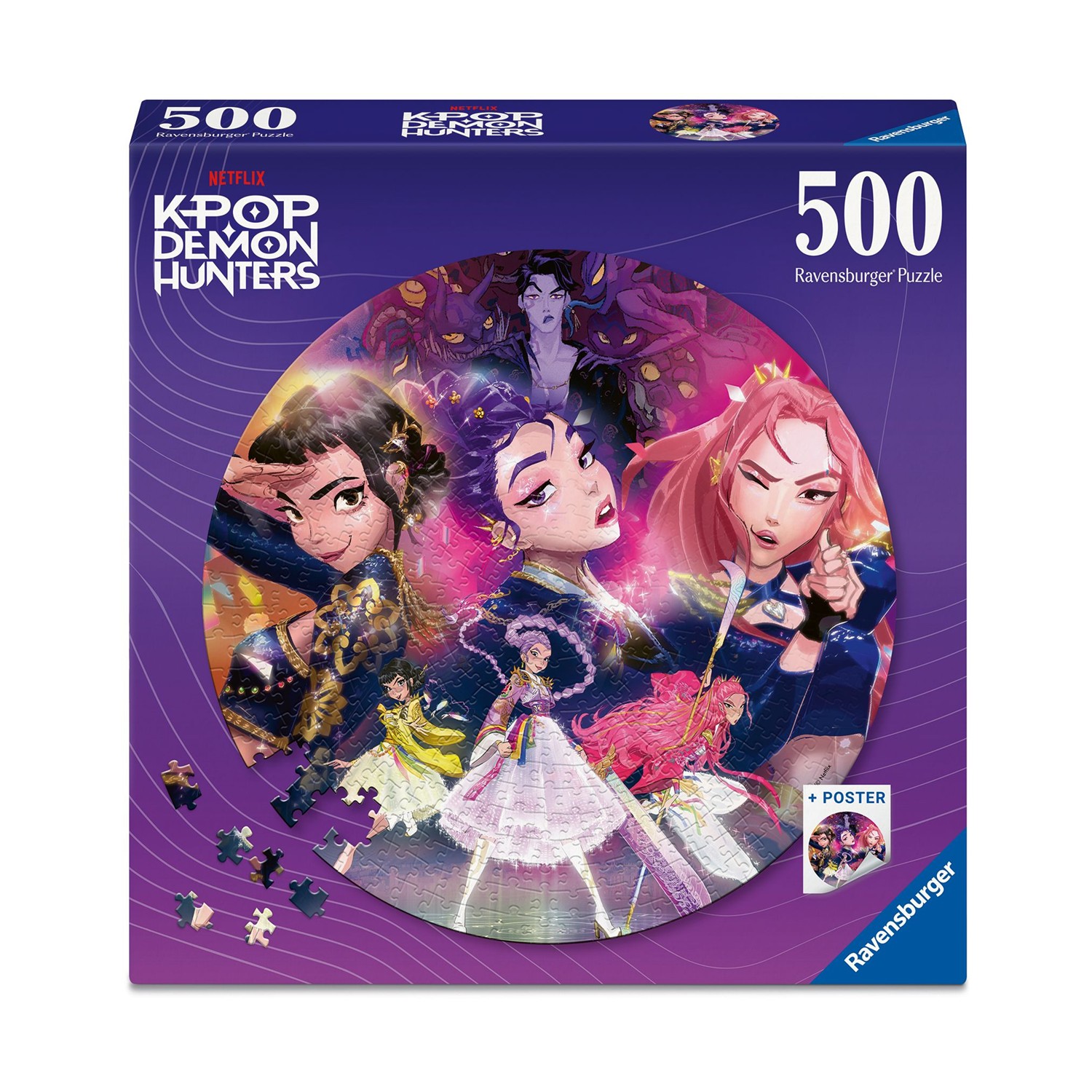 Ravensburger Puzzle: K-Pop Demon Hunters - For the Fans (500pcs) (12002052) Ravensburger Puzzle: K-Pop Demon Hunters - For the Fans (500pcs) (12002052)