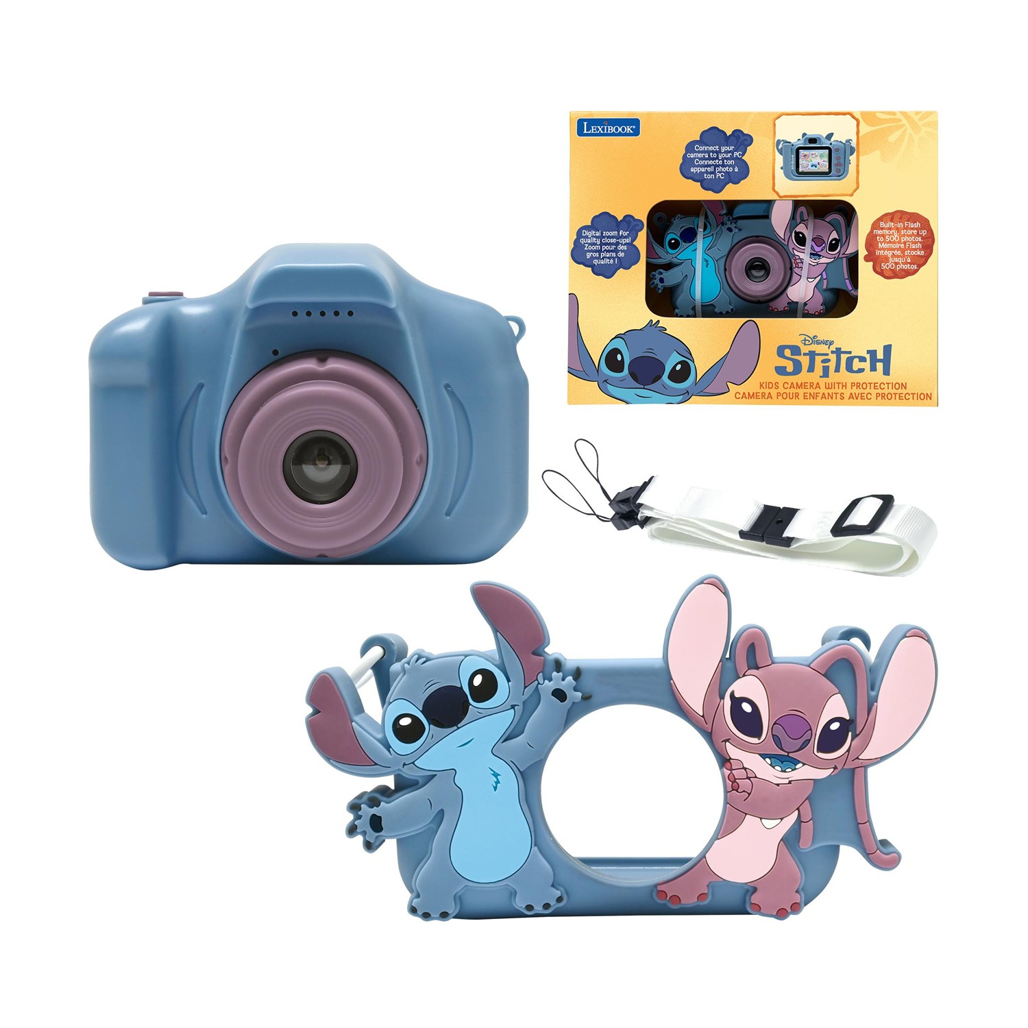 Lexibook: Stitch Digital Kids Camera with Protection (25.DJ078D) Lexibook: Stitch Digital Kids Camera with Protection (25.DJ078D)