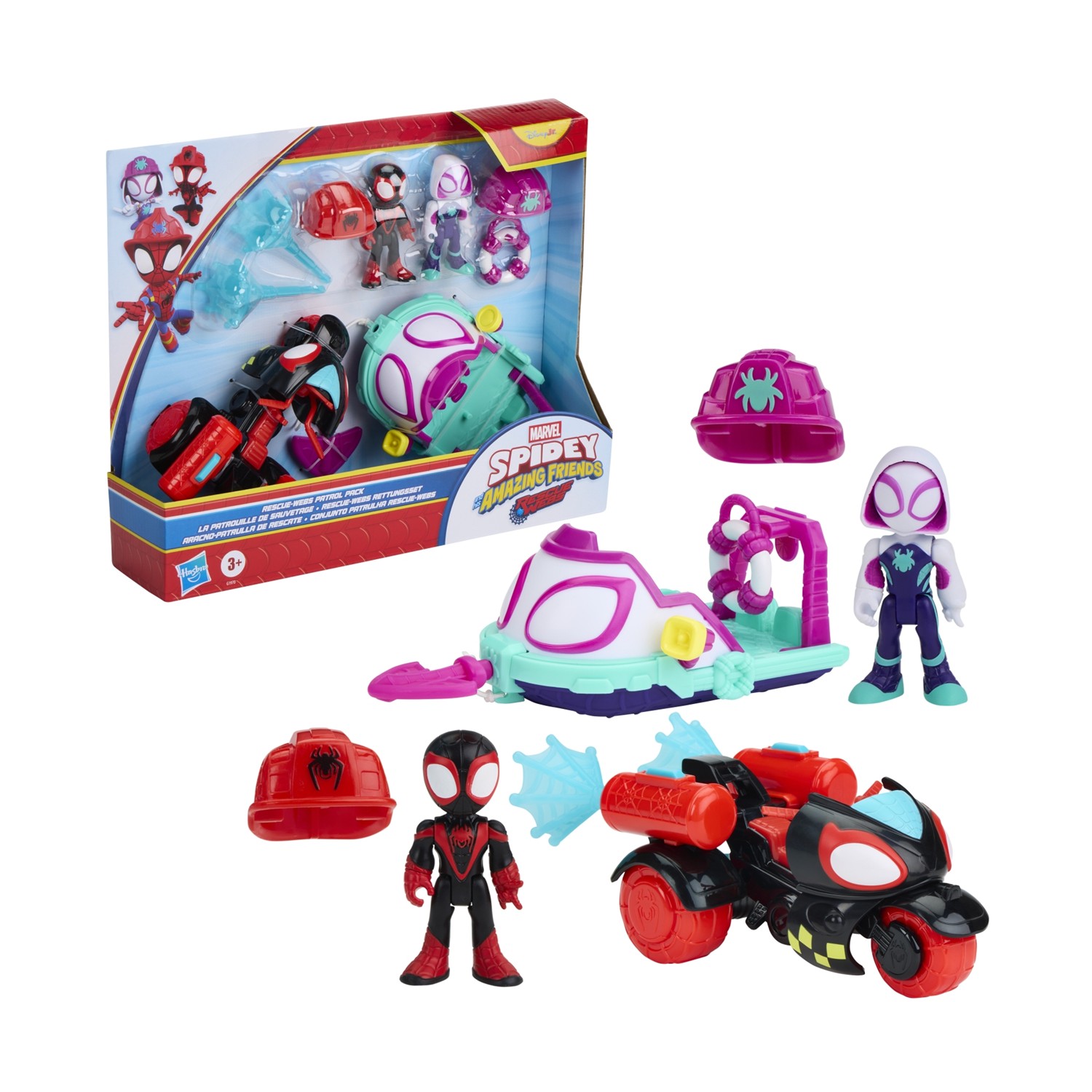 Hasbro DisneyJr.: Spidey & His Amazing Friends - Rescue Webs Playsets (G1970) Hasbro DisneyJr.: Spidey & His Amazing Friends - Rescue Webs Playsets (G1970)