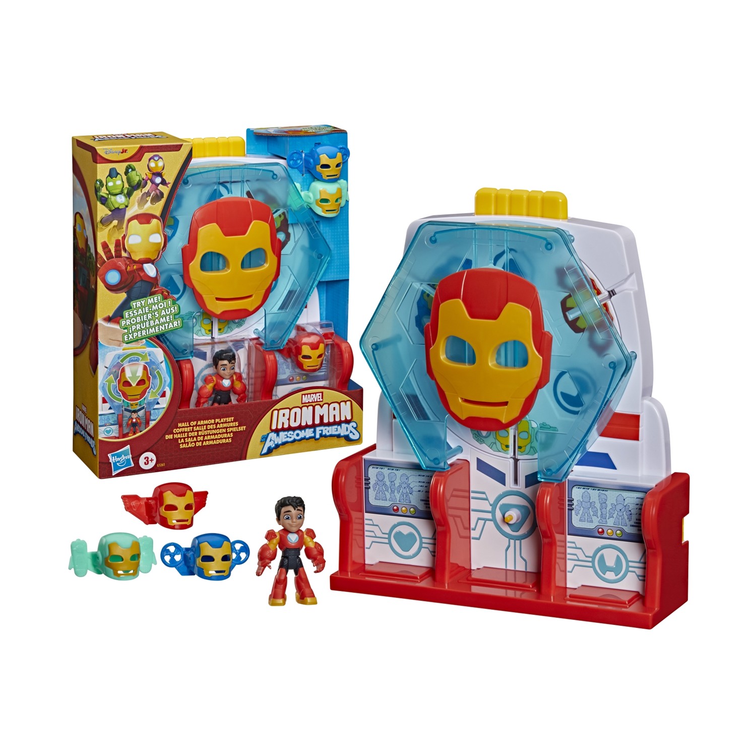 Hasbro DisneyJr.: Marvel - Iron Man & His Awesome Friends - Hall of Armor Playset (G1261) Hasbro DisneyJr.: Marvel - Iron Man & His Awesome Friends - Hall of Armor Playset (G1261)