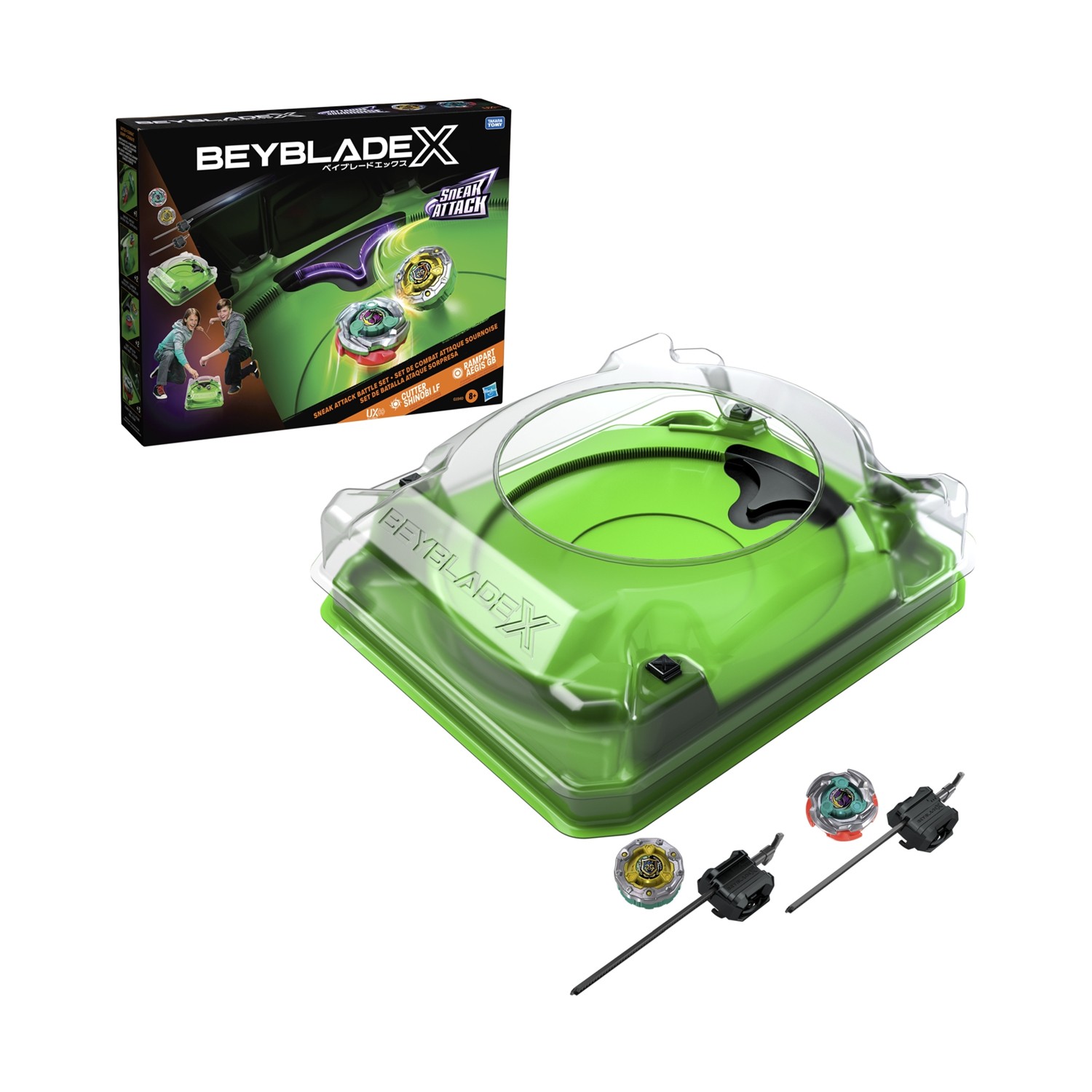Hasbro BeyBlade BBX: Sneak Attack Battle Set - Cutter Shinobi LF(G1940) Hasbro BeyBlade BBX: Sneak Attack Battle Set - Cutter Shinobi LF(G1940)