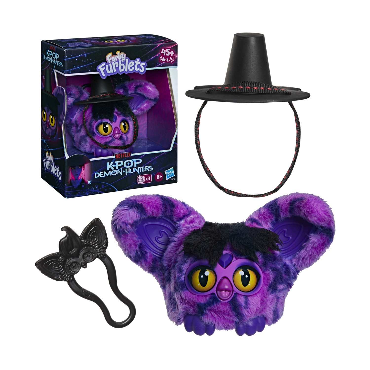 Hasbro Furby: Furblets - K-Pop Demon Hunters Saja Boy Demon Mini Friend (G4792) Hasbro Furby: Furblets - K-Pop Demon Hunters Saja Boy Demon Mini Friend (G4792)