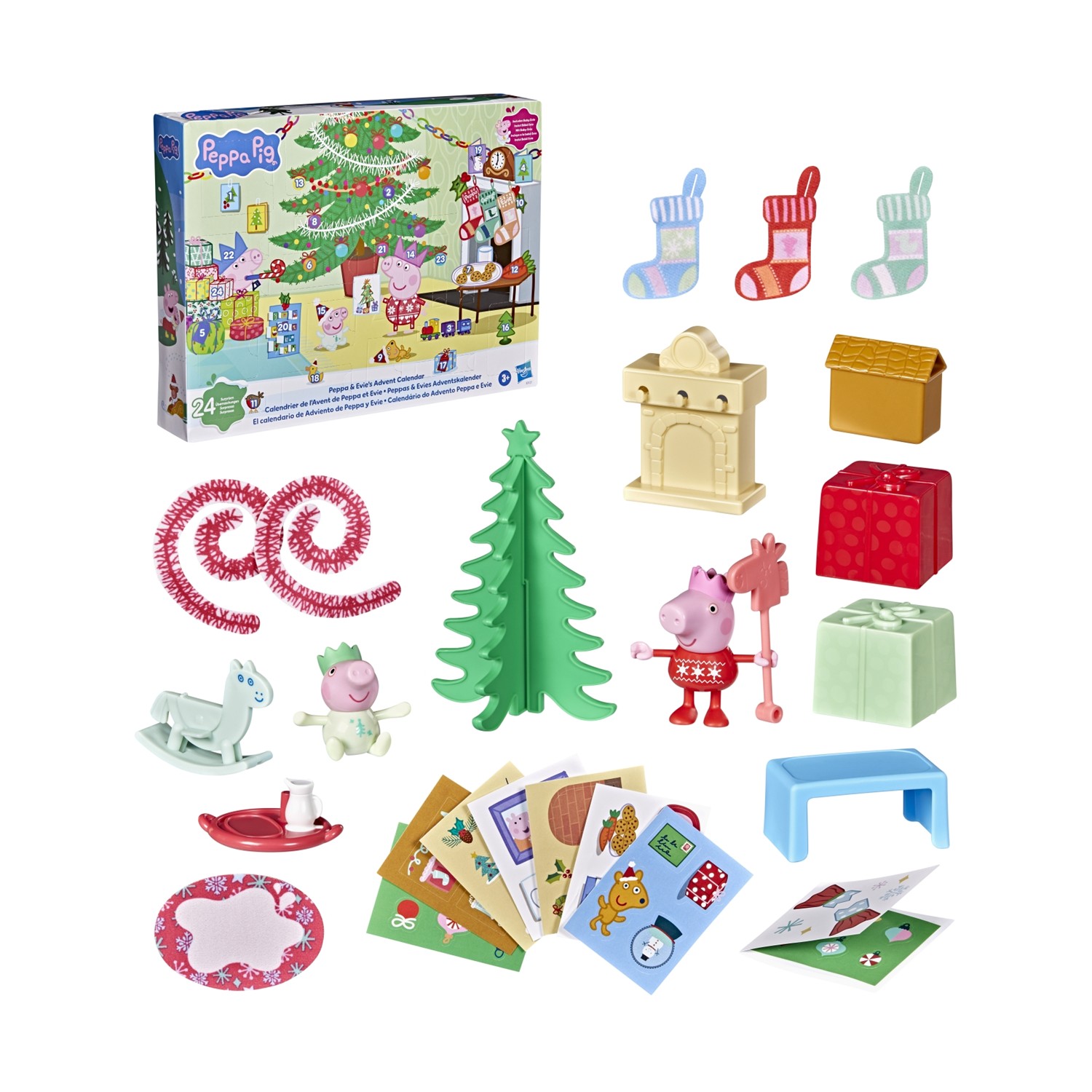 Hasbro Peppa Pig: Peppa & Evine's Advent Calendar - 24 Suprises (G3127) Hasbro Peppa Pig: Peppa & Evine's Advent Calendar - 24 Suprises (G3127)