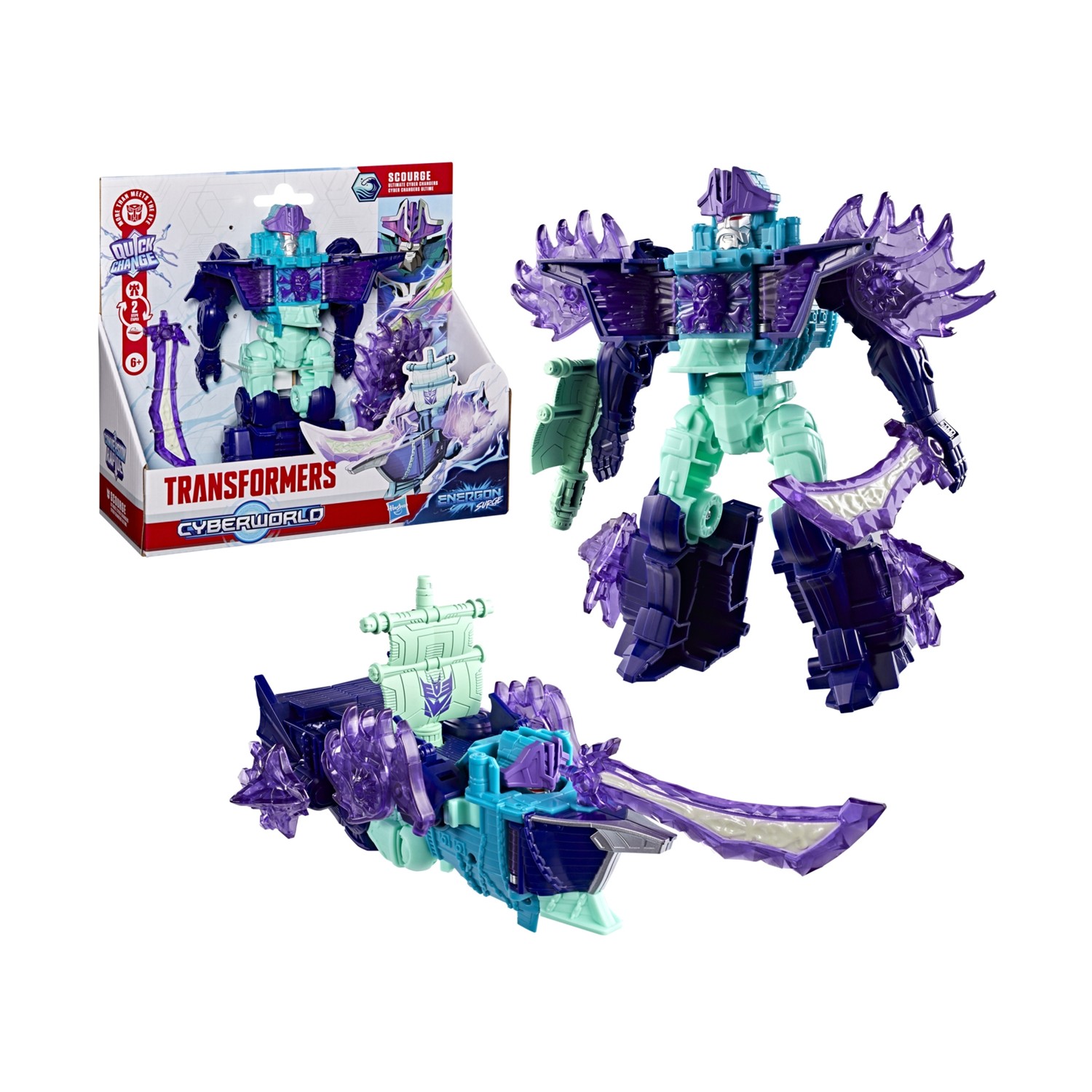 Hasbro Transformers: Cyberworld Energon Surge - Scourge Action Figure (G2163) Hasbro Transformers: Cyberworld Energon Surge - Scourge Action Figure (G2163)