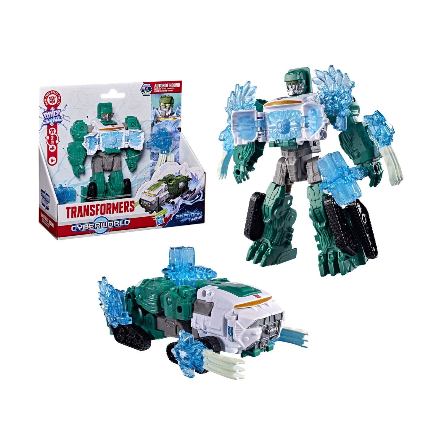 Hasbro Transformers: Cyberworld Energon Surge - Autobot Hound Action Figure (G2164) Hasbro Transformers: Cyberworld Energon Surge - Autobot Hound Action Figure (G2164)