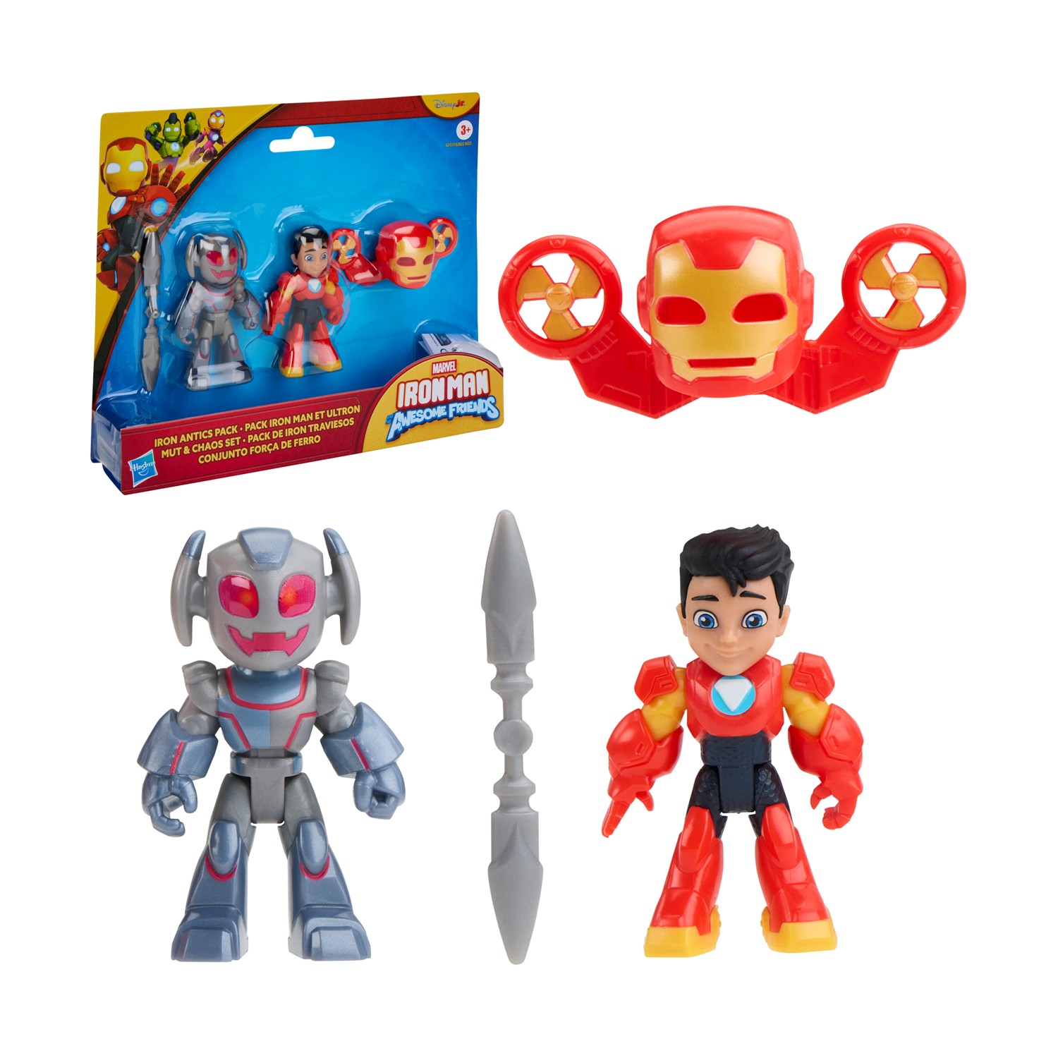 Hasbro DisneyJr.: Marvel - Iron Man & His Awesome Friends - Iron Antics Pack (G3117) Hasbro DisneyJr.: Marvel - Iron Man & His Awesome Friends - Iron Antics Pack (G3117)