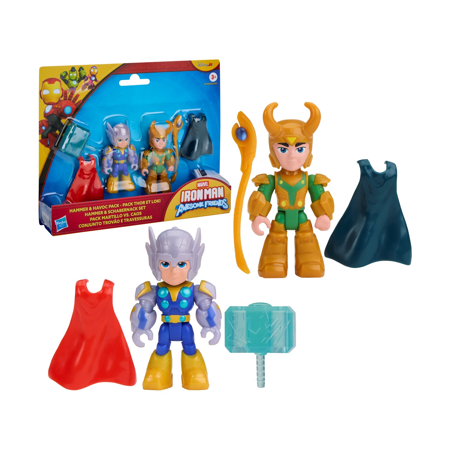 Hasbro DisneyJr.: Marvel - Iron Man and His Awesome Friends - Hammer & Havoc Pack (G3118) Hasbro DisneyJr.: Marvel - Iron Man and His Awesome Friends - Hammer & Havoc Pack (G3118)