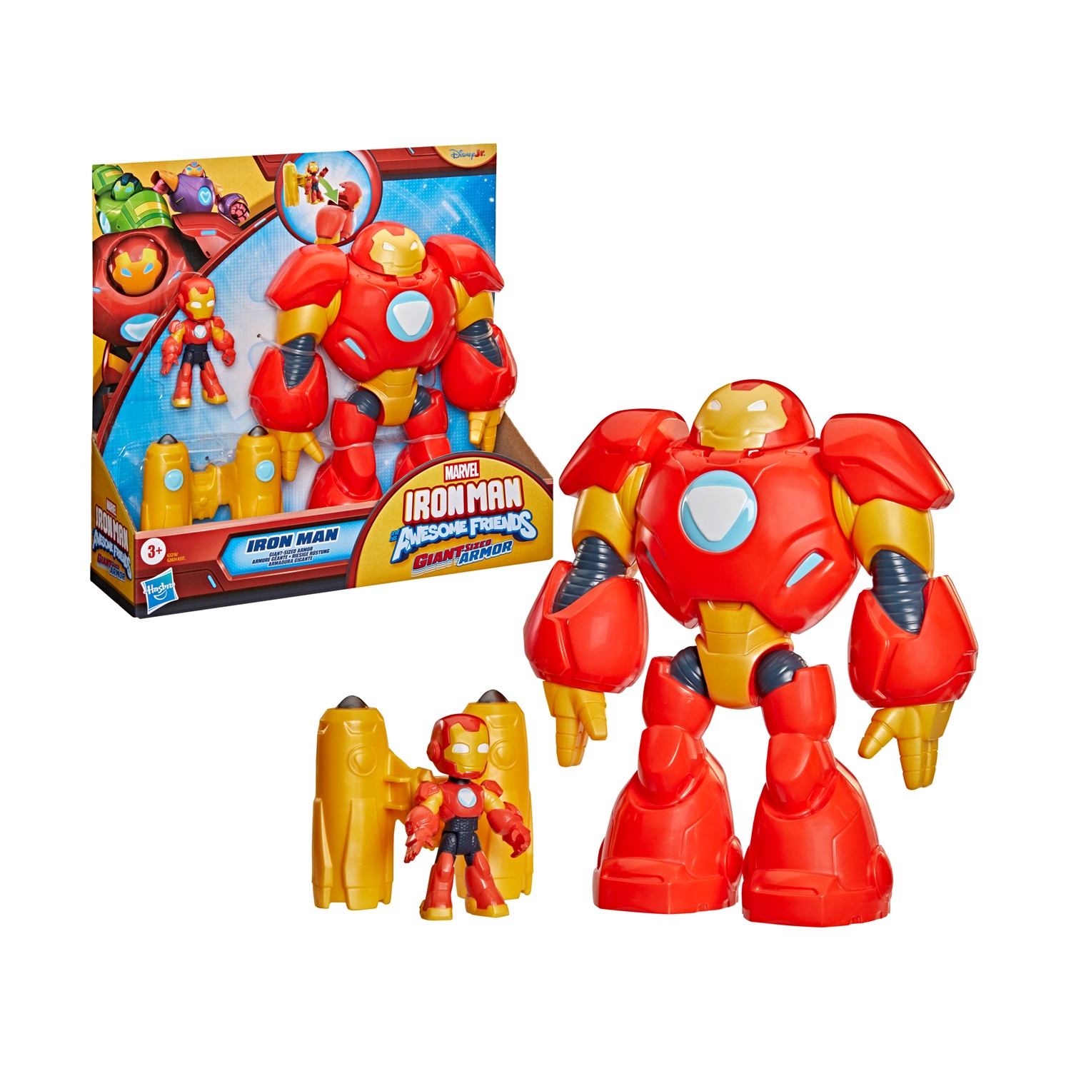Hasbro DisneyJr.: Marvel - Iron Man & His Awesome Friends - Giant Armor Iron Man Figure (G3218) Hasbro DisneyJr.: Marvel - Iron Man & His Awesome Friends - Giant Armor Iron Man Figure (G3218)