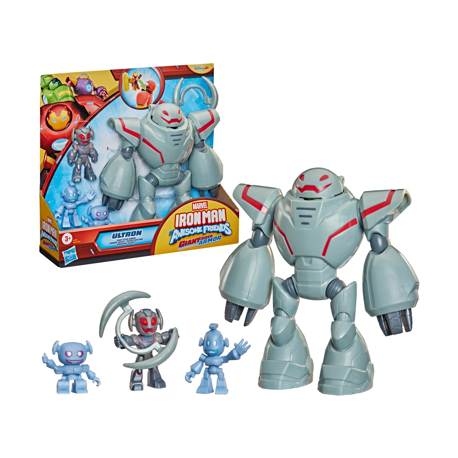 Hasbro DisneyJr.: Marvel - Iron Man & His Awesome Friends - Giant Armor Ultron Figure (G3219) Hasbro DisneyJr.: Marvel - Iron Man & His Awesome Friends - Giant Armor Ultron Figure (G3219)