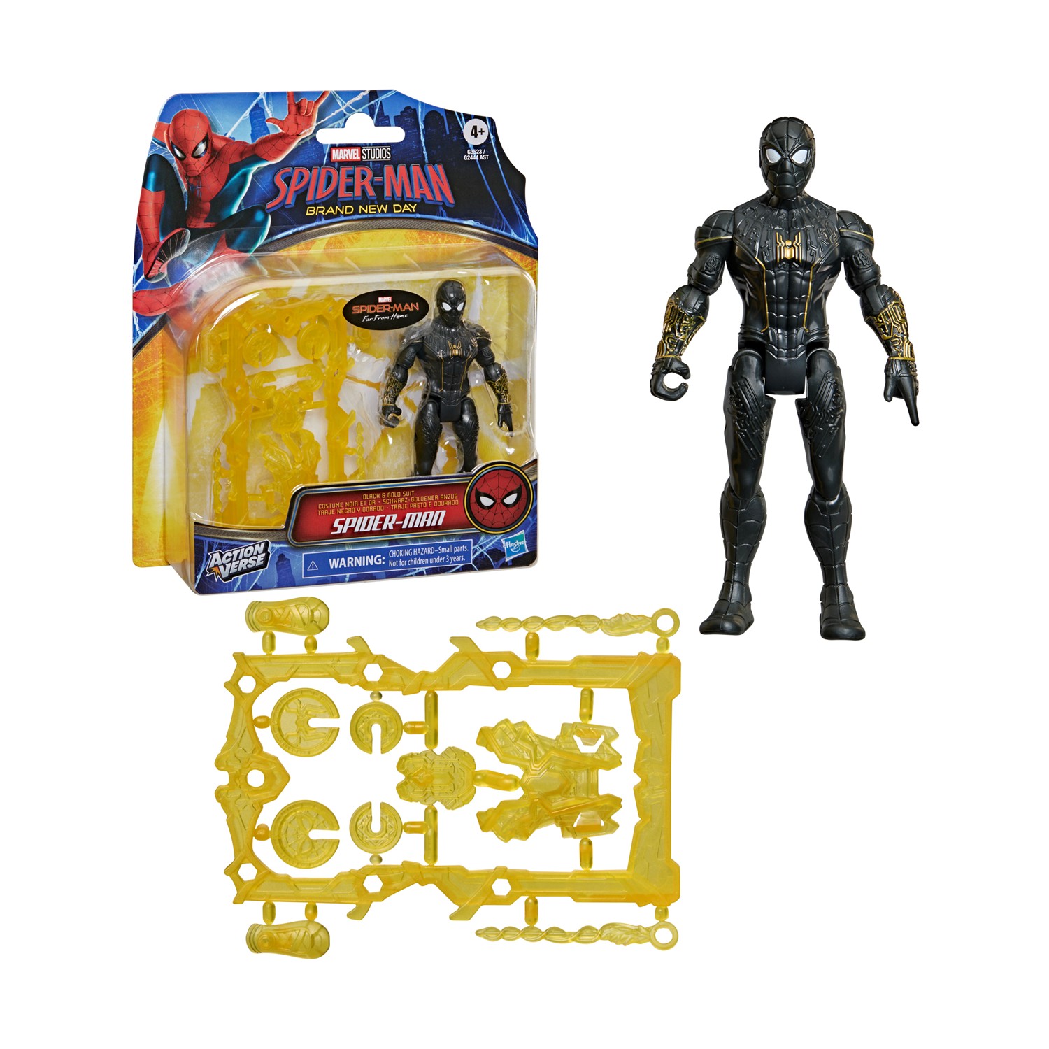 Hasbro Marvel: Spider-Man Brand New Day - Black & Gold Suit Spider-Man Figure (G3523) Hasbro Marvel: Spider-Man Brand New Day - Black & Gold Suit Spider-Man Figure (G3523)