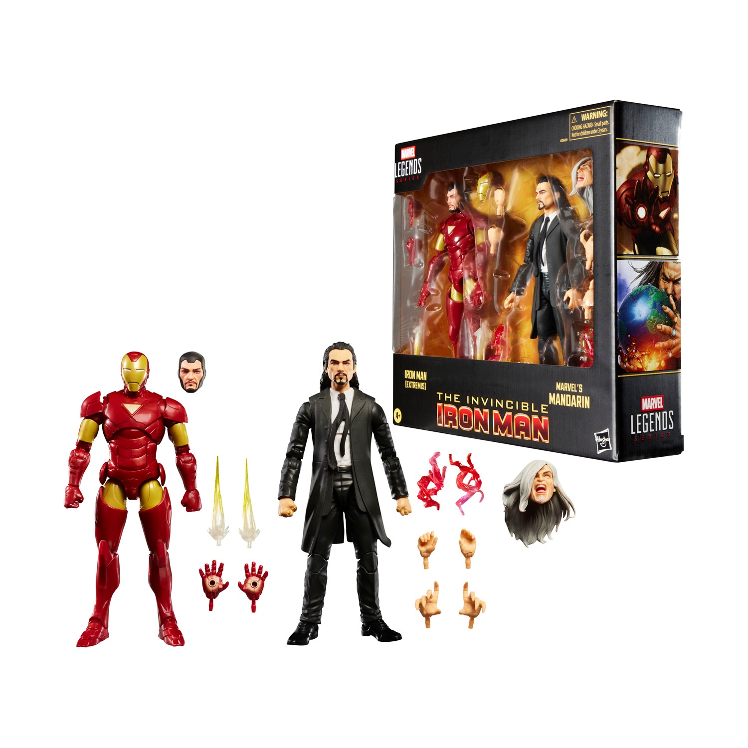 Hasbro Marvel Legends Series: The Invincible Iron Man - Iron Man (Extremis) & Marvel's Mandarin Action Figures (G0629) Hasbro Marvel Legends Series: The Invincible Iron Man - Iron Man (Extremis) & Marvel's Mandarin Action Figures (G0629)