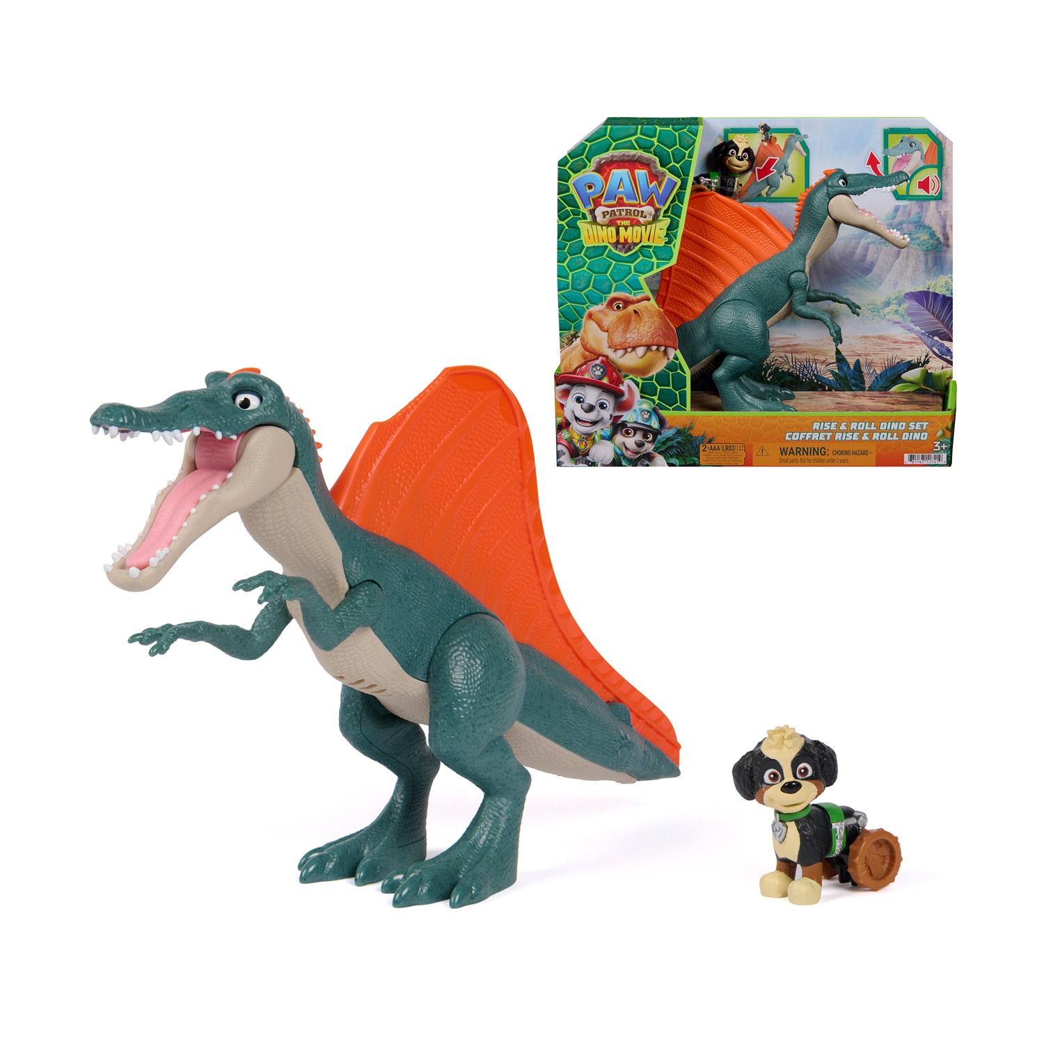 Spin Master Paw Patrol: The Dino Movie - Rise & Roll Dino Set (6076188) Spin Master Paw Patrol: The Dino Movie - Rise & Roll Dino Set (6076188)