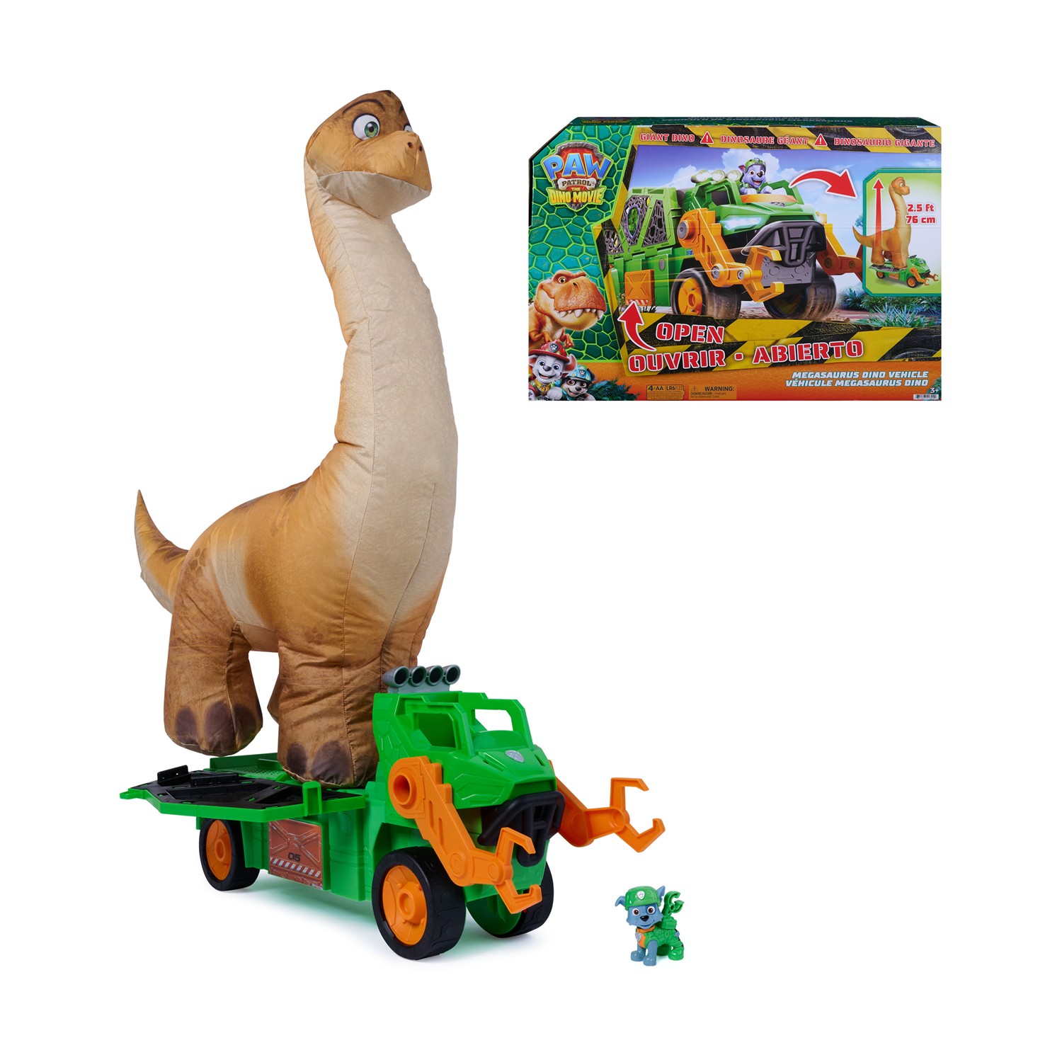 Spin Master Paw Patrol: The Dino Movie - Megasaurus Dino Vehicle (6075939) Spin Master Paw Patrol: The Dino Movie - Megasaurus Dino Vehicle (6075939)