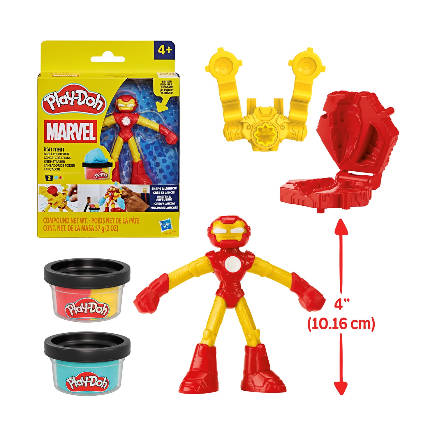 Hasbro Play-Doh Marvel: Iron Man - Blast Launcher (G3106) Hasbro Play-Doh Marvel: Iron Man - Blast Launcher (G3106)