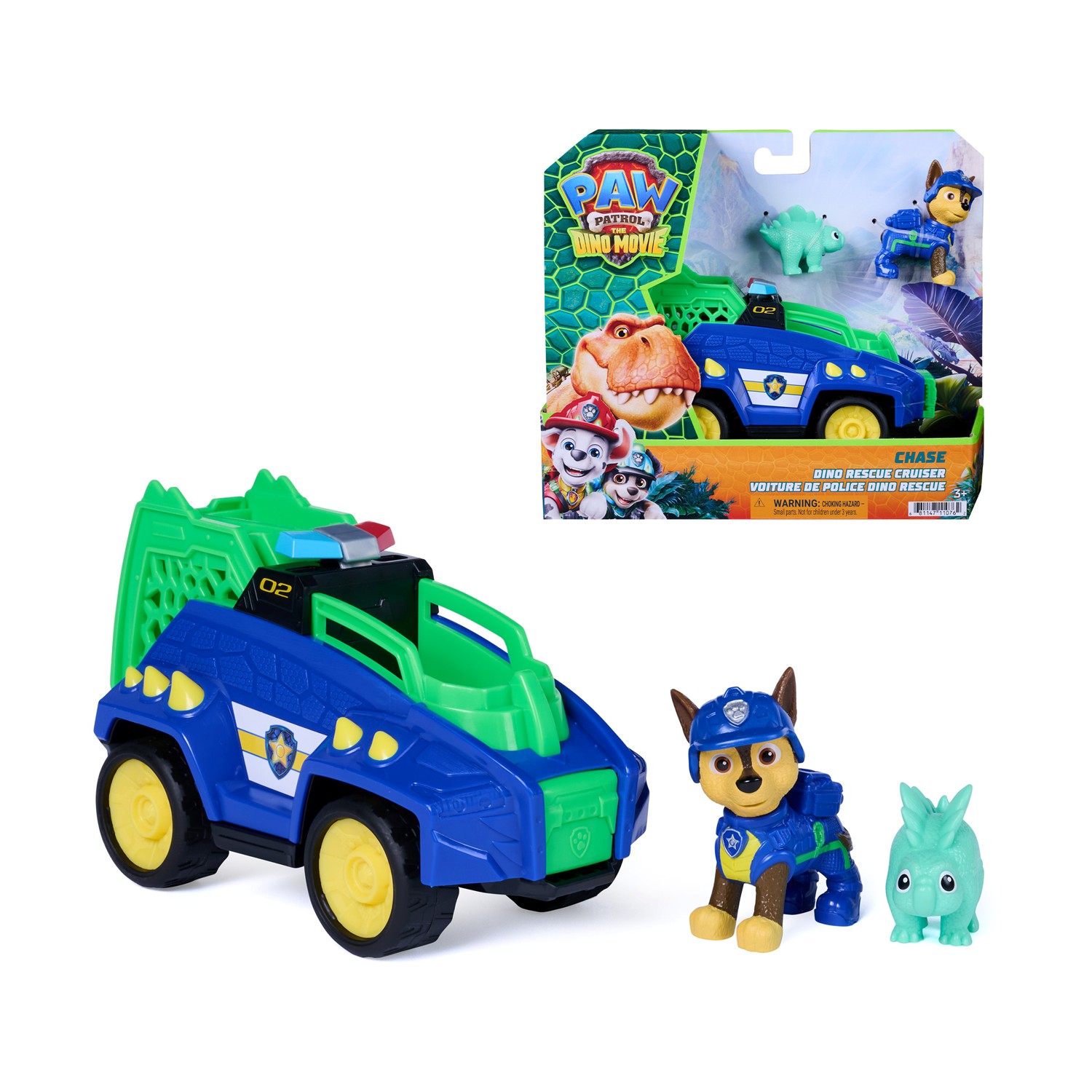 Spin Master Paw Patrol: The Dino Movie - Chase Dino Rescue Cruiser (20156627) Spin Master Paw Patrol: The Dino Movie - Chase Dino Rescue Cruiser (20156627)