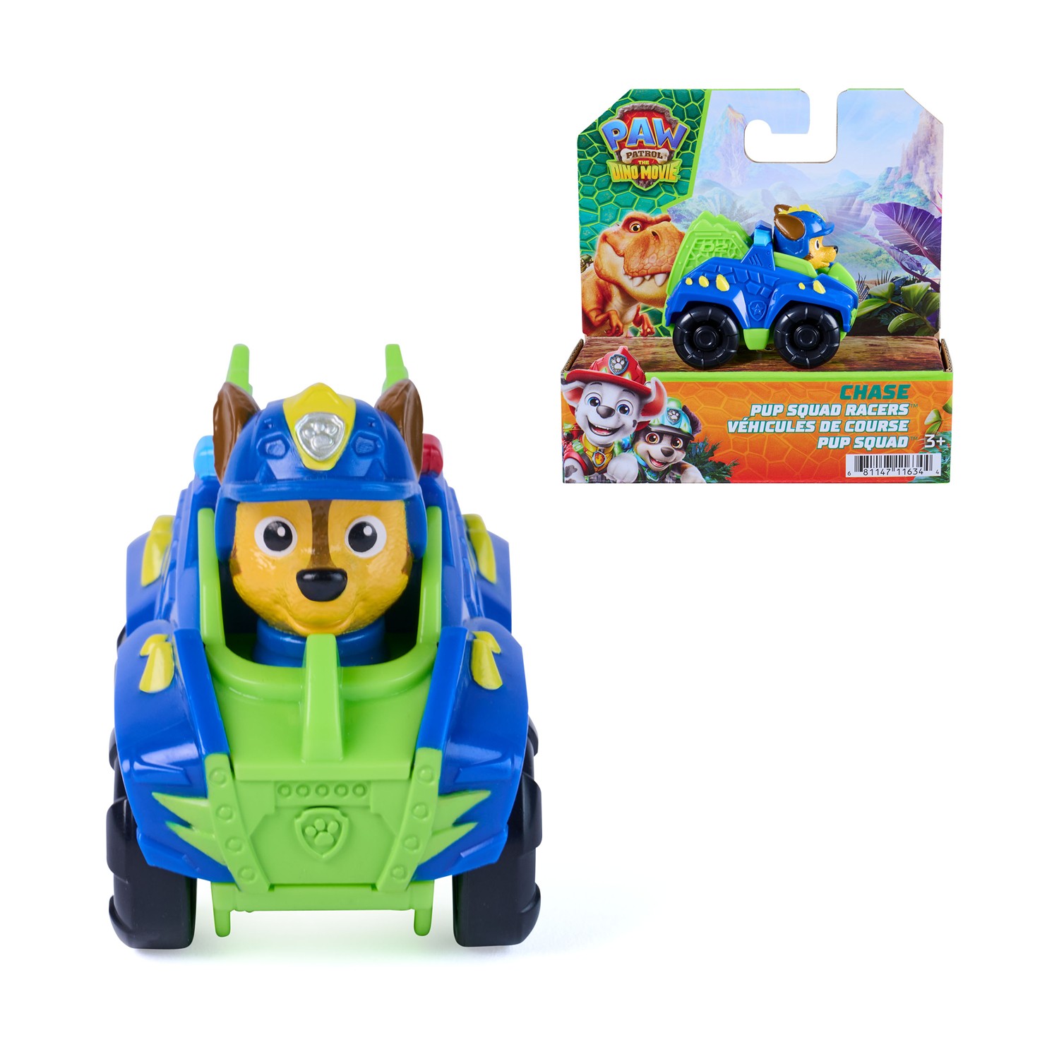Spin Master Paw Patrol: The Dino Movie - Chase Pup Squad Racers Vehicle (20157134) Spin Master Paw Patrol: The Dino Movie - Chase Pup Squad Racers Vehicle (20157134)